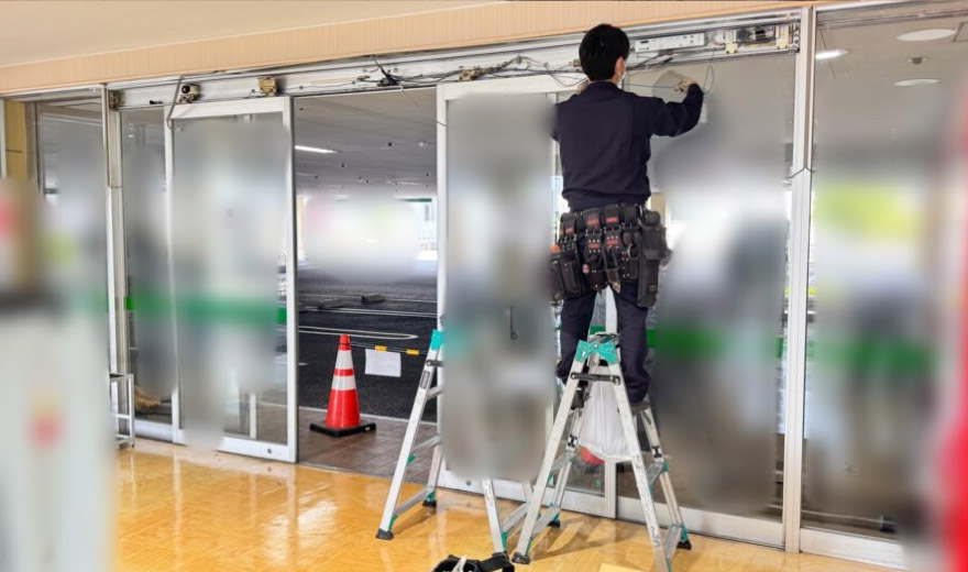 自動ドアの設置・取付