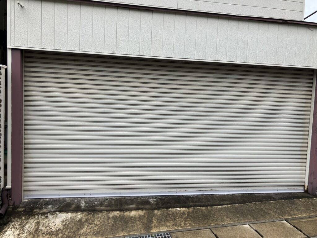 岐阜市　シャッター修繕
