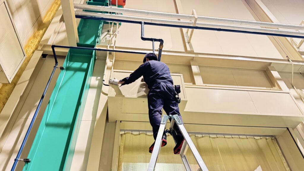 関市電動シャッター修理