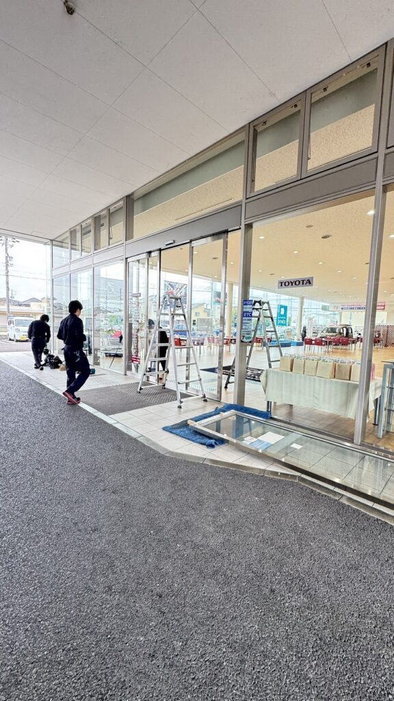 自動ドア用錠前交換