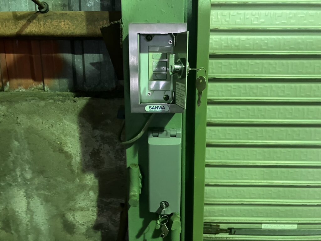 手動シャッター電動化工事