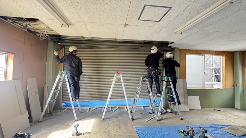 稲沢市電動シャッター修理