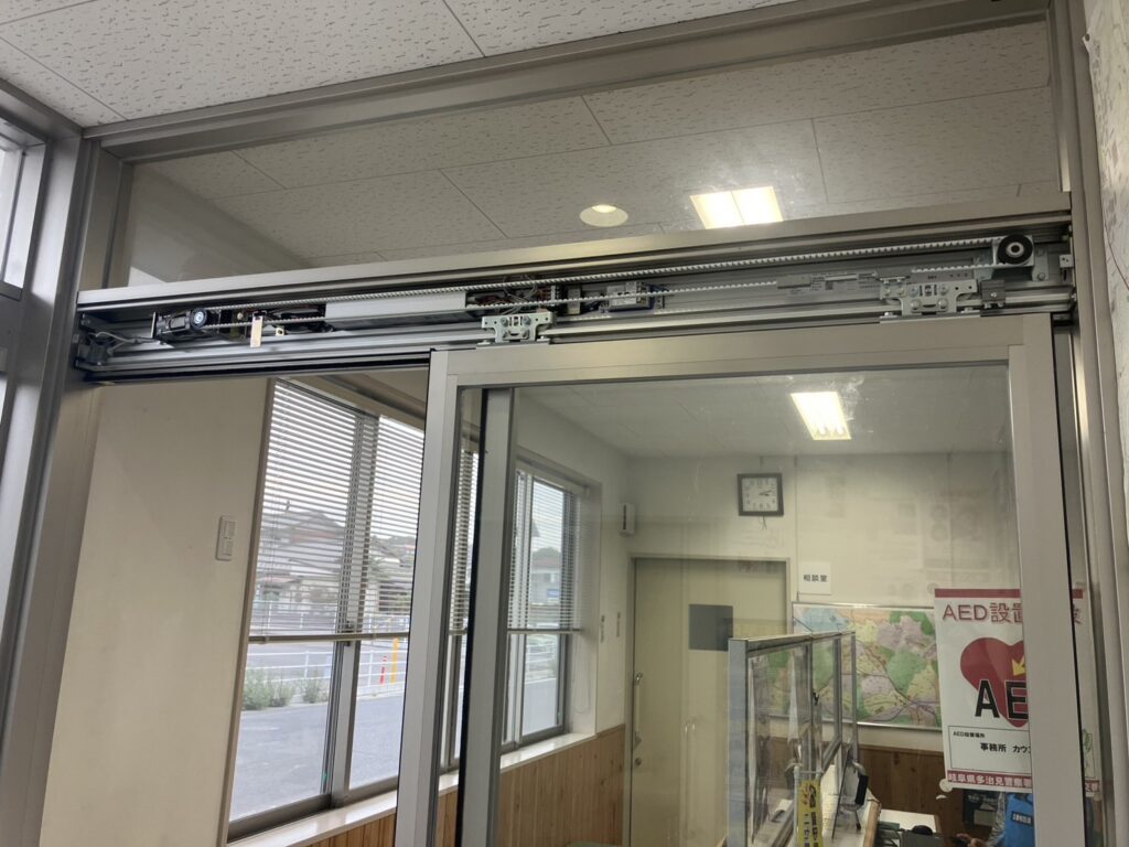 多治見市自動ドア修理