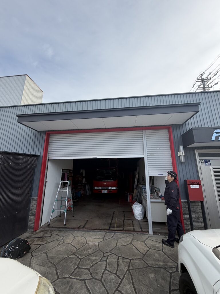 岐阜市電動シャッター応急修理