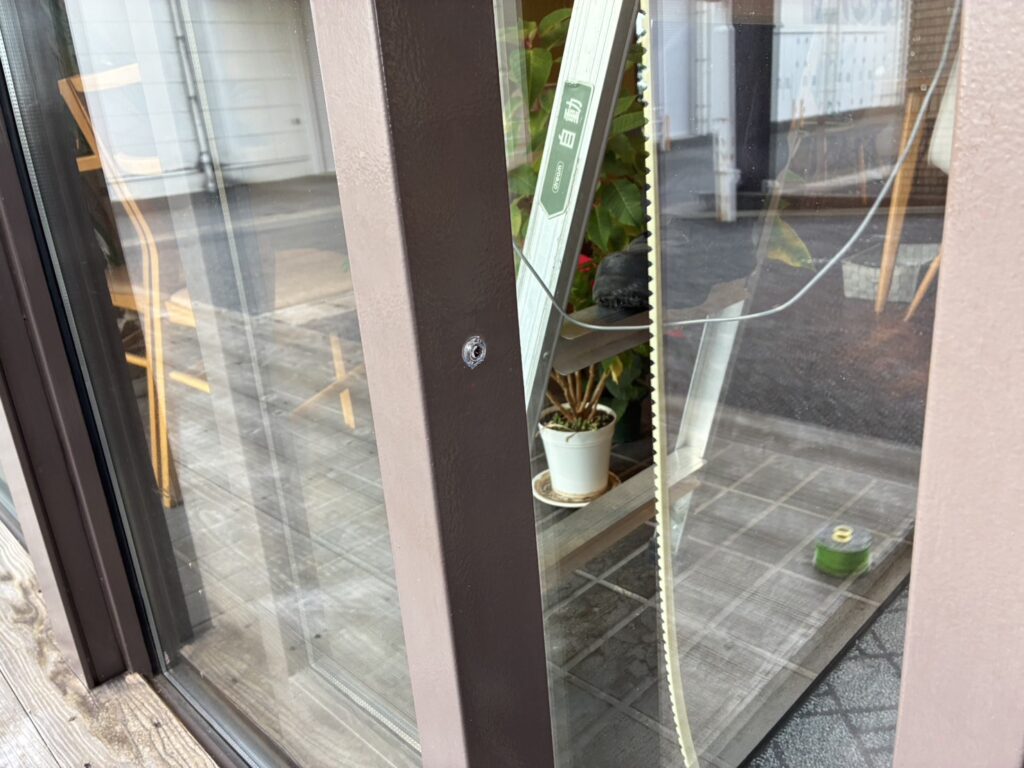 岐阜市自動ドア修理