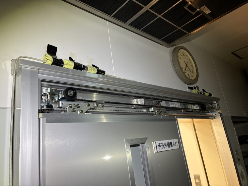瑞穂市　自動ドア修理
