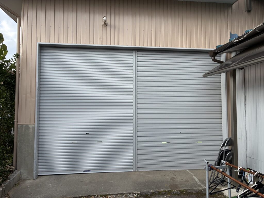 岐阜市　シャッター修理