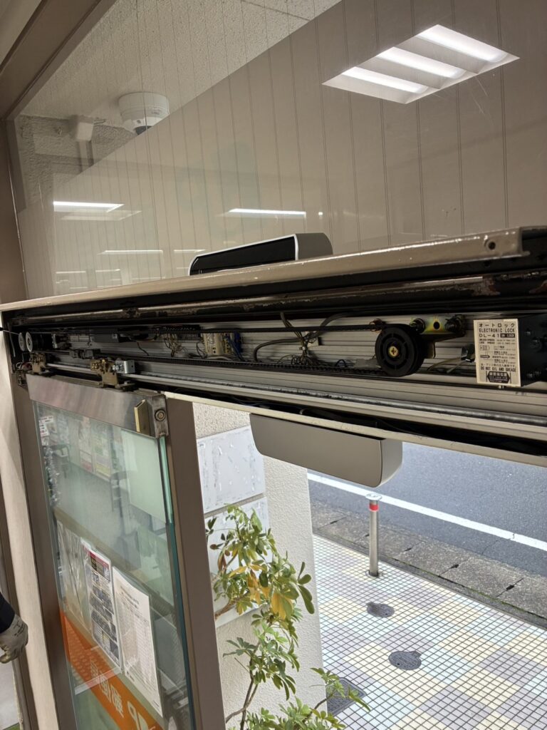 岐阜市 自動ドア修理