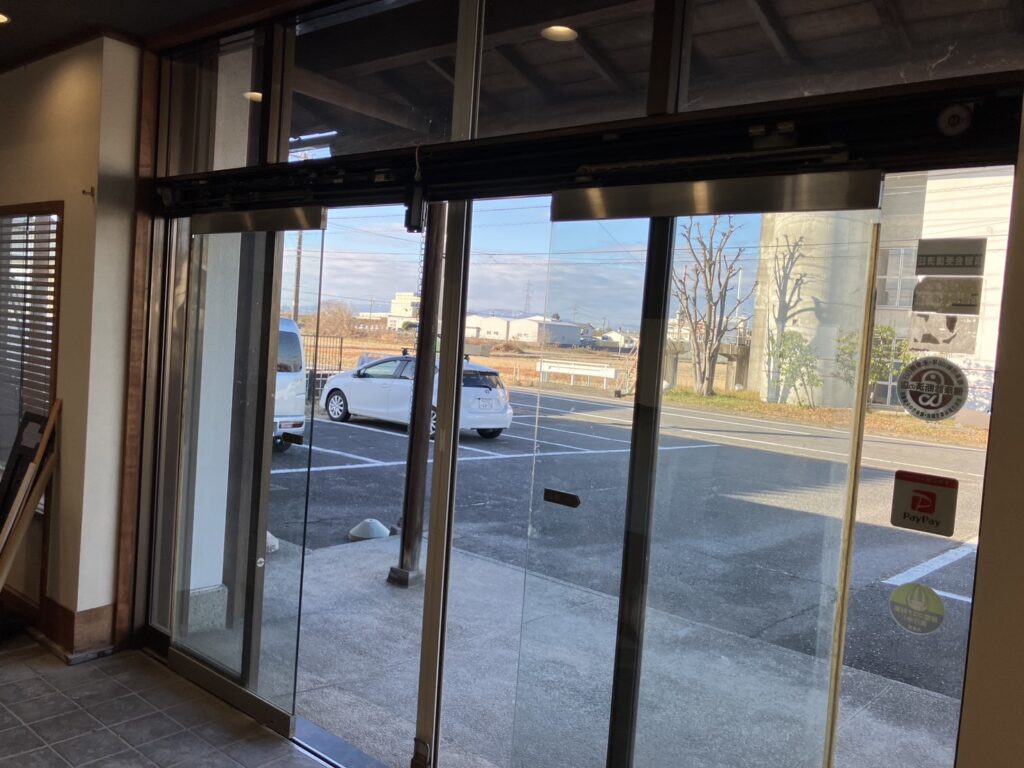 岐阜市　自動ドア修理