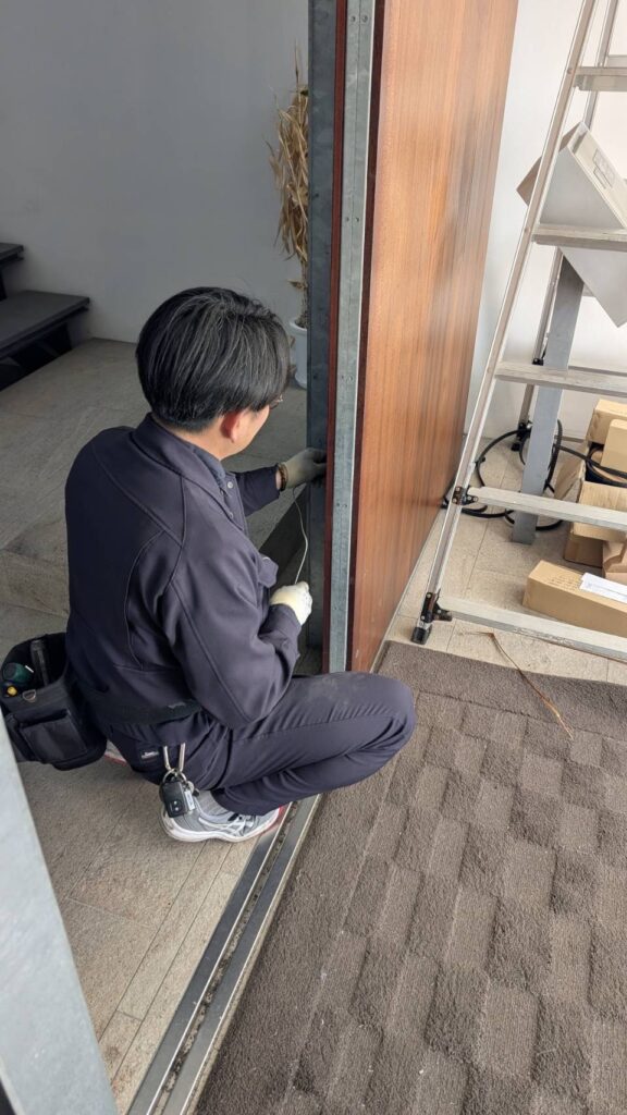 名古屋市　自動ドア修理