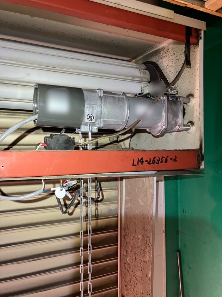 愛知県　電動シャッター修理
