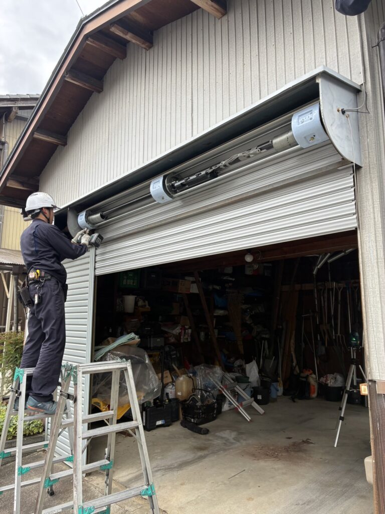 瑞穂市電動シャッター修理