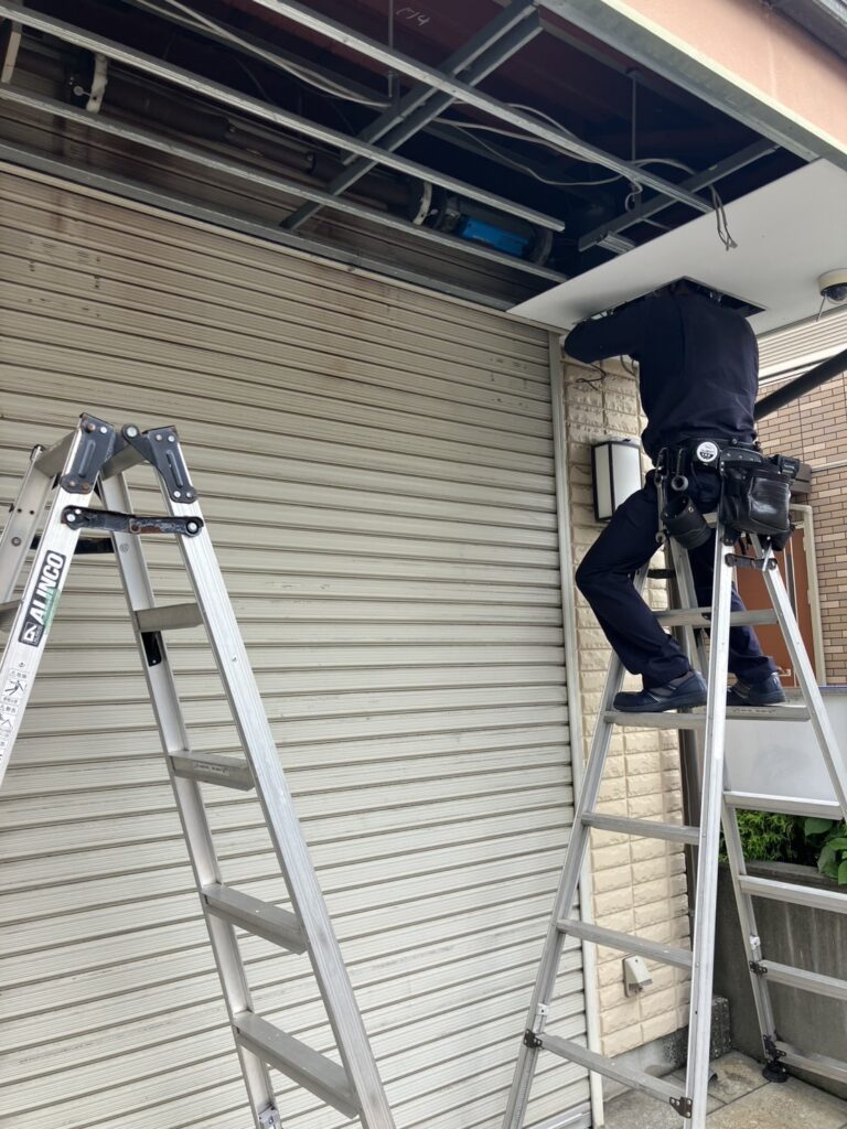 各務原市　電動シャッター修理