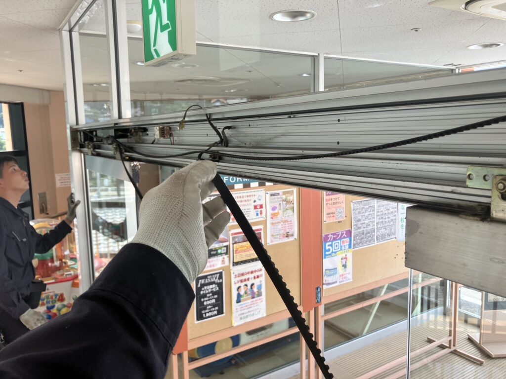 下呂市 自動ドア修理