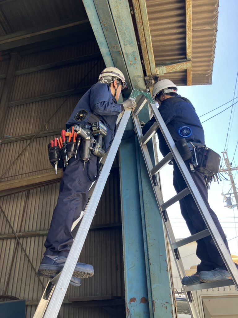 シャッター取付工事