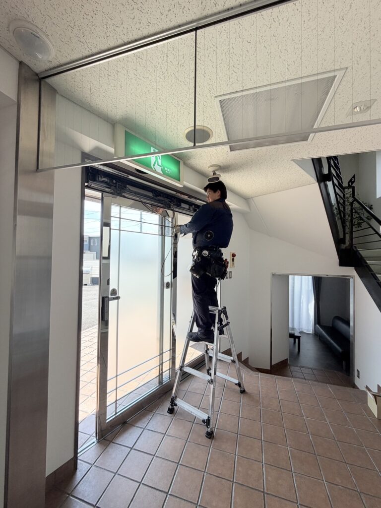 一宮市 自動ドア修理