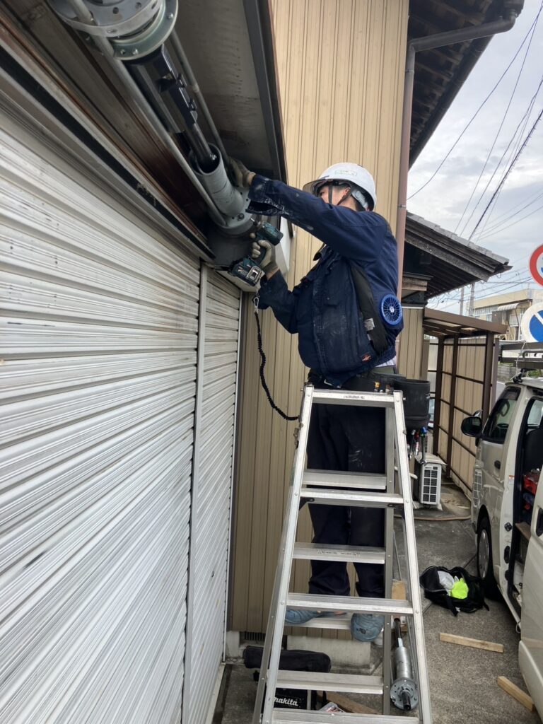 羽島市 電動シャッター修理